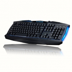 雷技x-man电脑背光发光键盘 笔记本有线时尚USB游戏键盘
