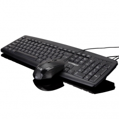 烽火狼km-670有线键盘鼠标套装 商务游戏娱乐U+U通用装机