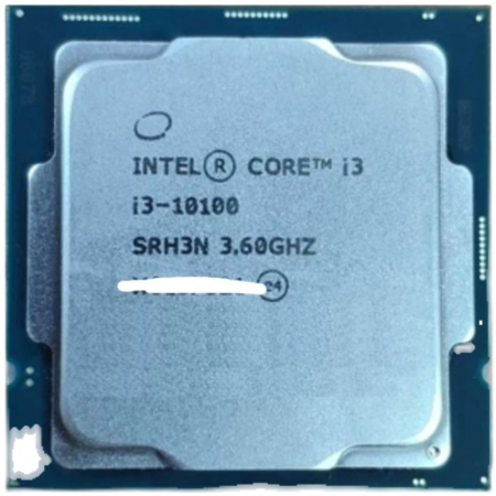 intel/英特尔 酷睿I3 10100 酷睿四核八线程CPU处理器1200