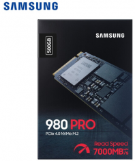 三星980PRO 500G//1TB SSD固态硬盘 M.2接口(NVMe协议PCIe 4.0 x4) 盒装