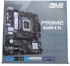 华硕（ASUS）PRIME B660M-K  D4 大师系列 游戏主板电脑台式机主板