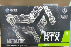 影驰（Galaxy）GeForce RTX 3060 TI 金属大师  8GB 电竞专业游戏显卡