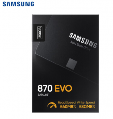 Samsung/三星 870 EVO 250G台式机笔记本电脑SSD固态硬盘 盒装正品