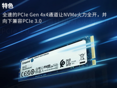 金士顿 NV2  250GB/500GB/1T SSD固态硬盘 M.2接口(NVMe协议 PCIe 4.0×4)兼容PCIe3.0 NV2系列