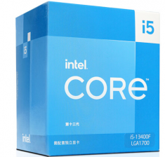 英特尔(Intel) i5-13400F 13代 酷睿 处理器 10核16线程 台式机CPU 需加独立显卡